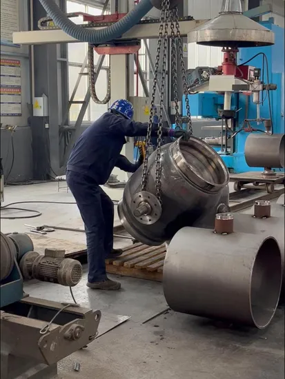 Stainless Steel Fully Welded Heating Ball Valve Large Diameter